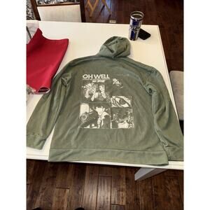 Hoodie Military Green Anime Cowboy Bebop. Medium Size.